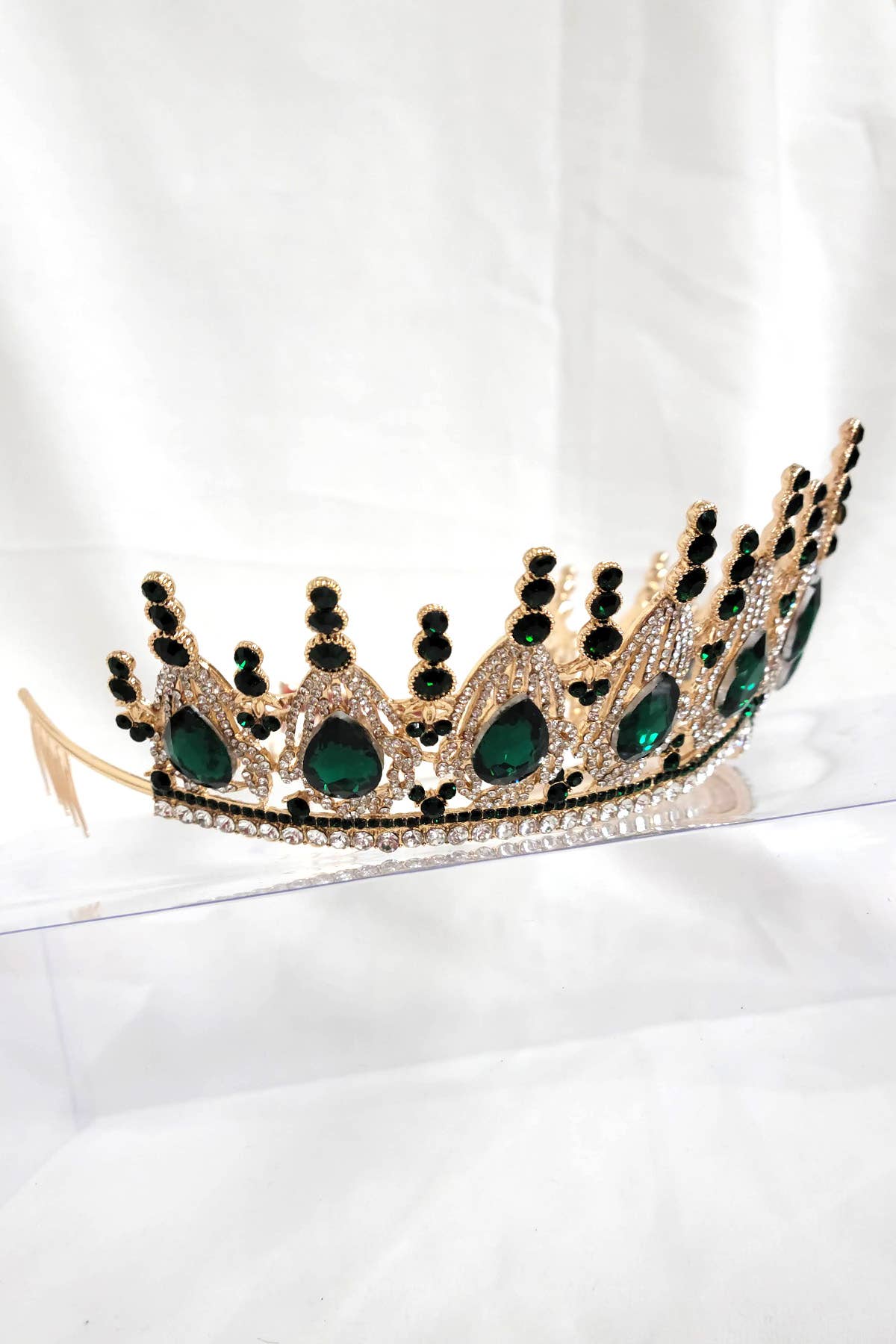 Regal Tiara With Jewels and Gemstones - CR139
