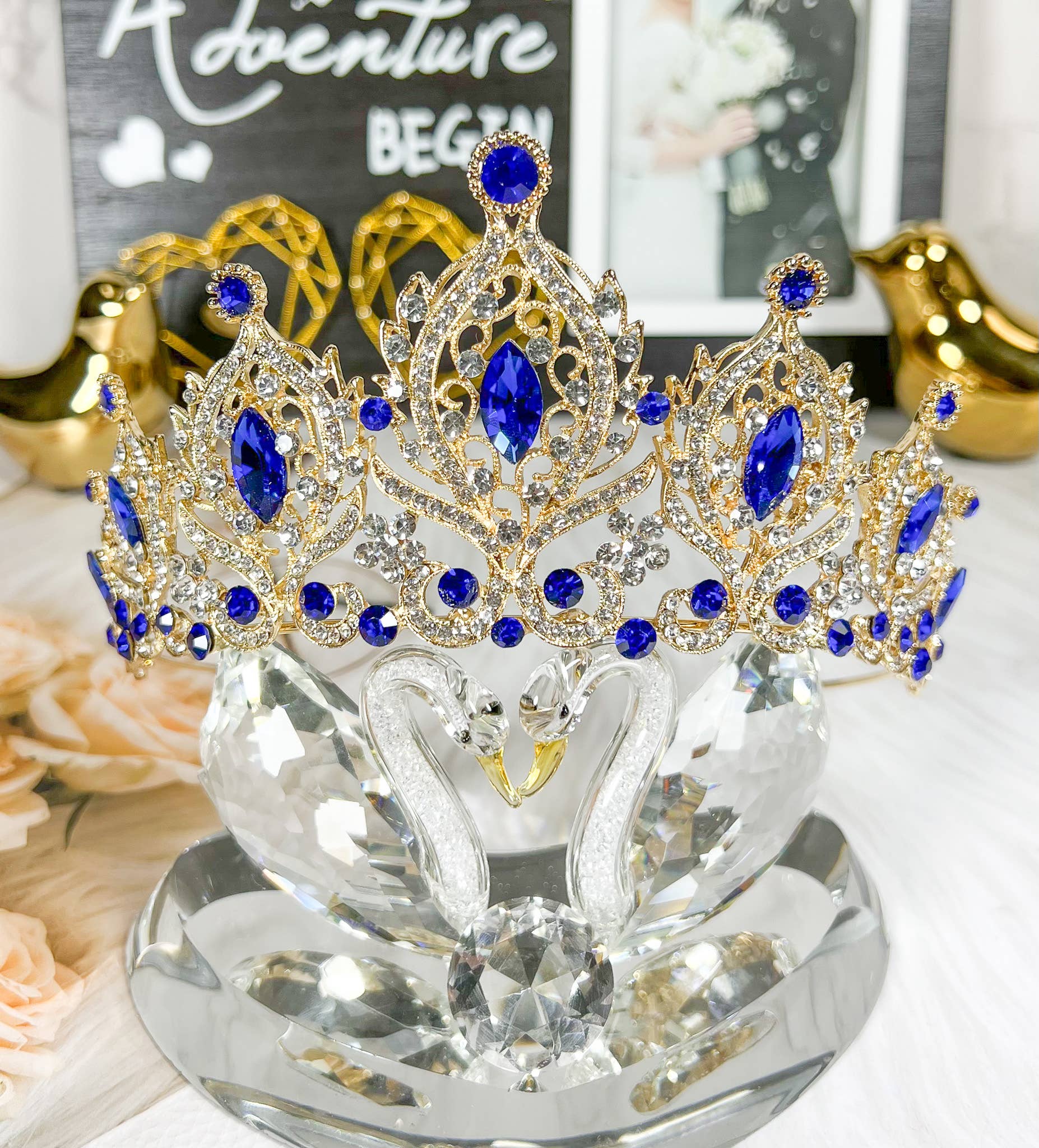 Queen of Heart Crown Tiara - CR151