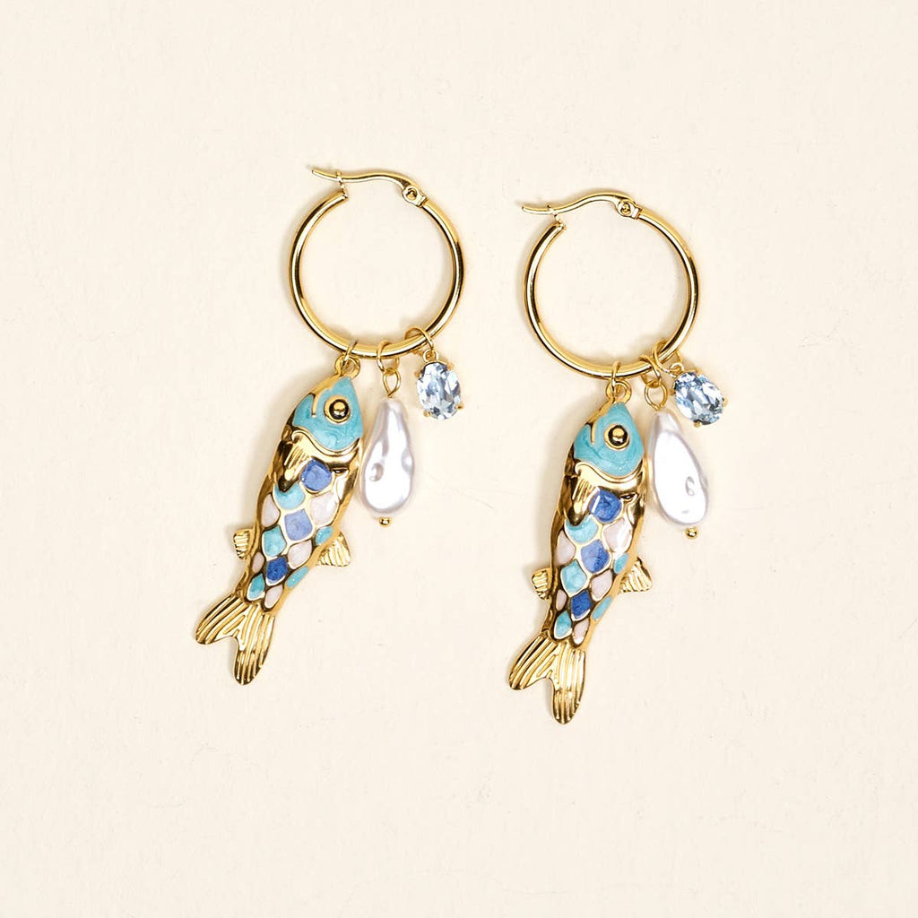Signature Hoop Earrings–Catch of the Day