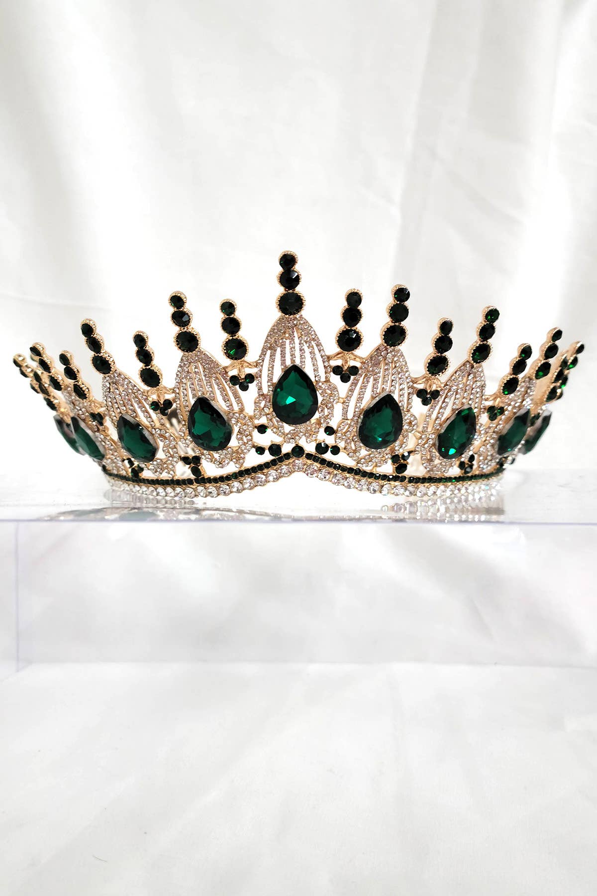 Regal Tiara With Jewels and Gemstones - CR139