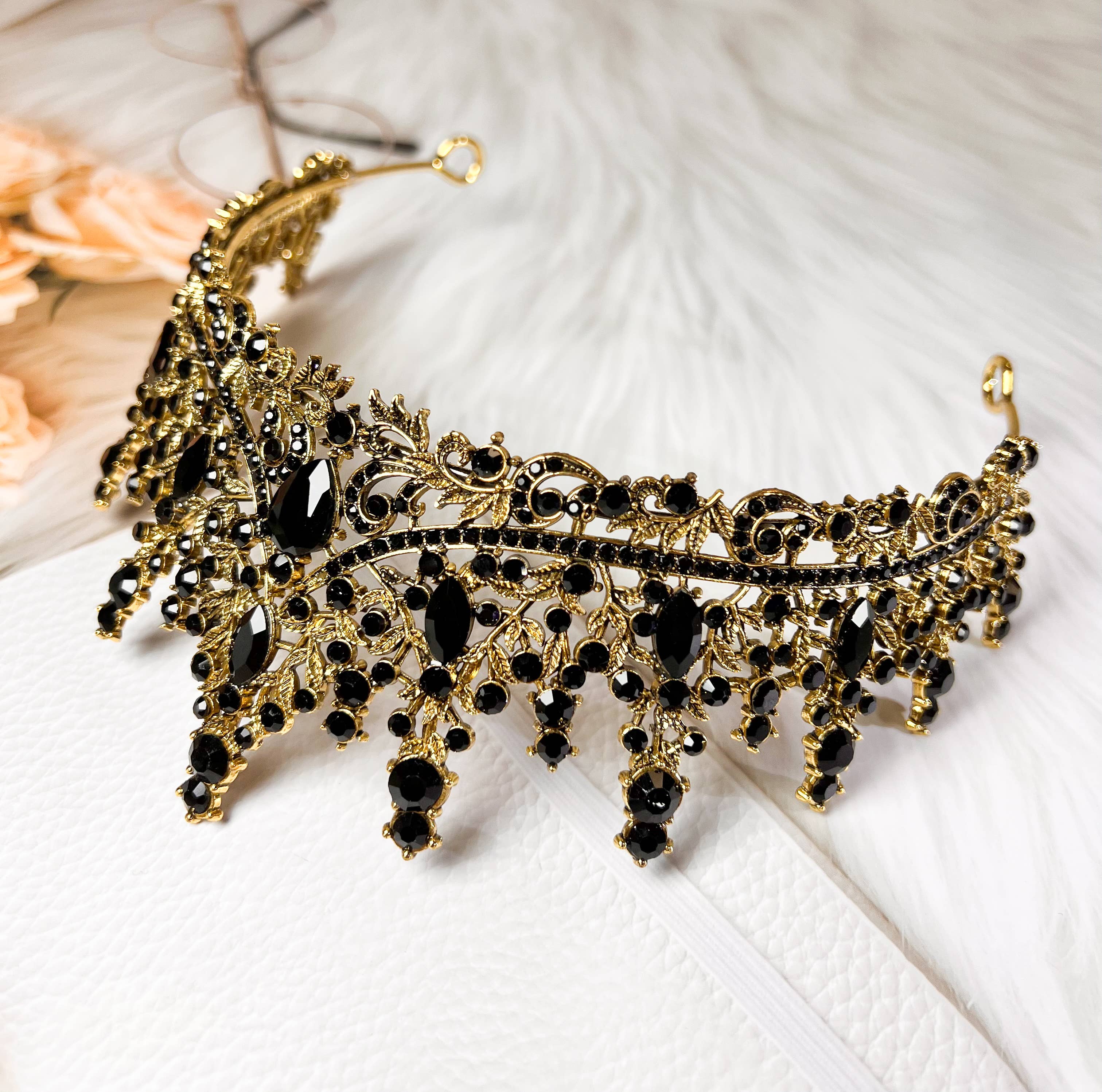Black Tiara Crown - CR150