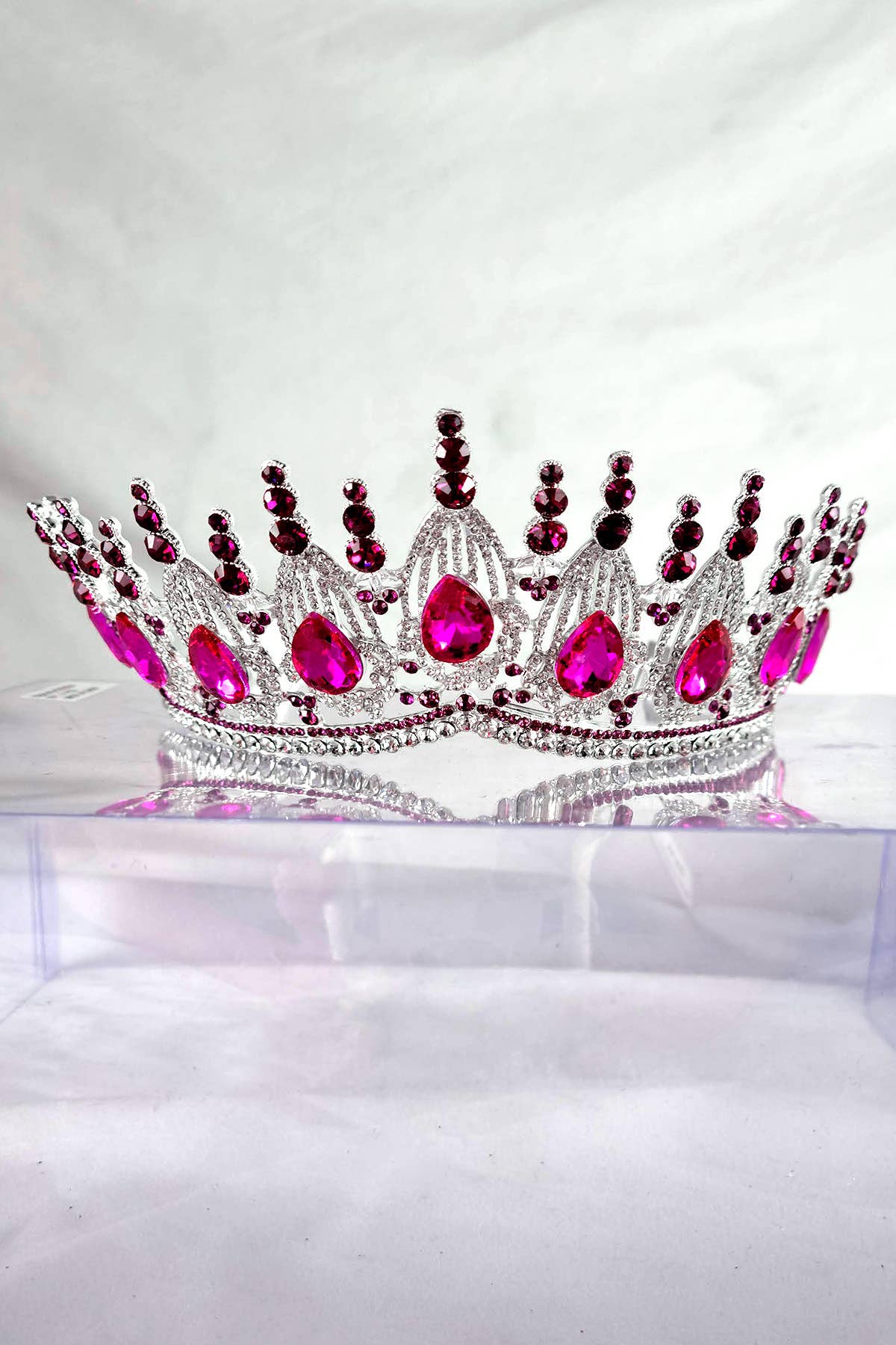 Regal Tiara With Jewels and Gemstones - CR139