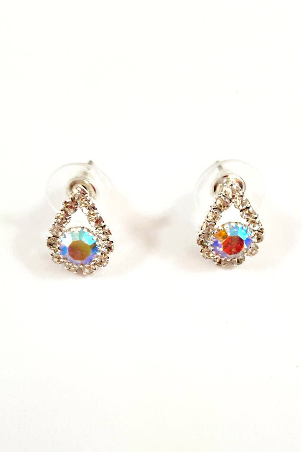 Metal Necklace, Earring, & Bracelet Set with Jewels JR3174-