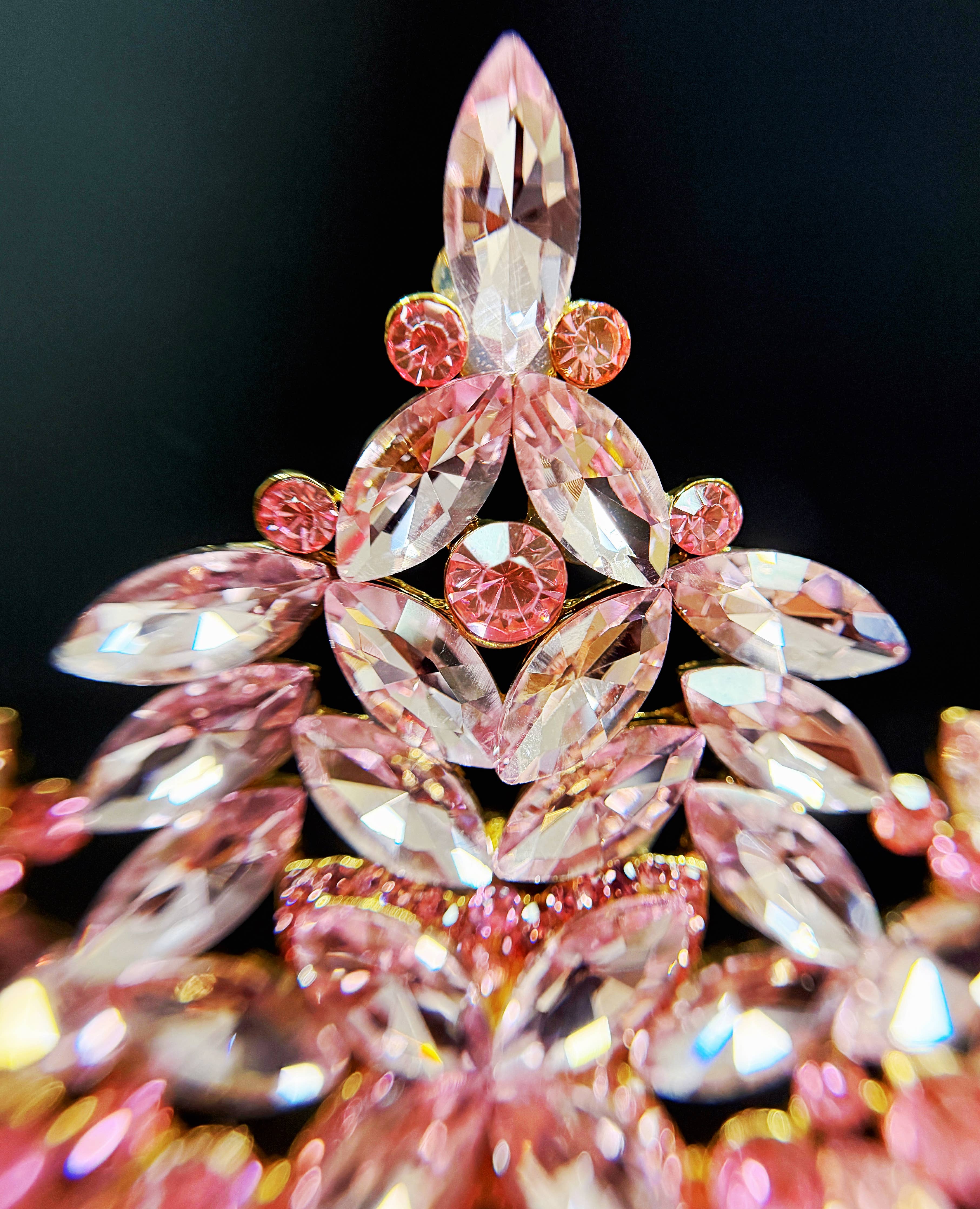 Pink Crystal Crown - CR146