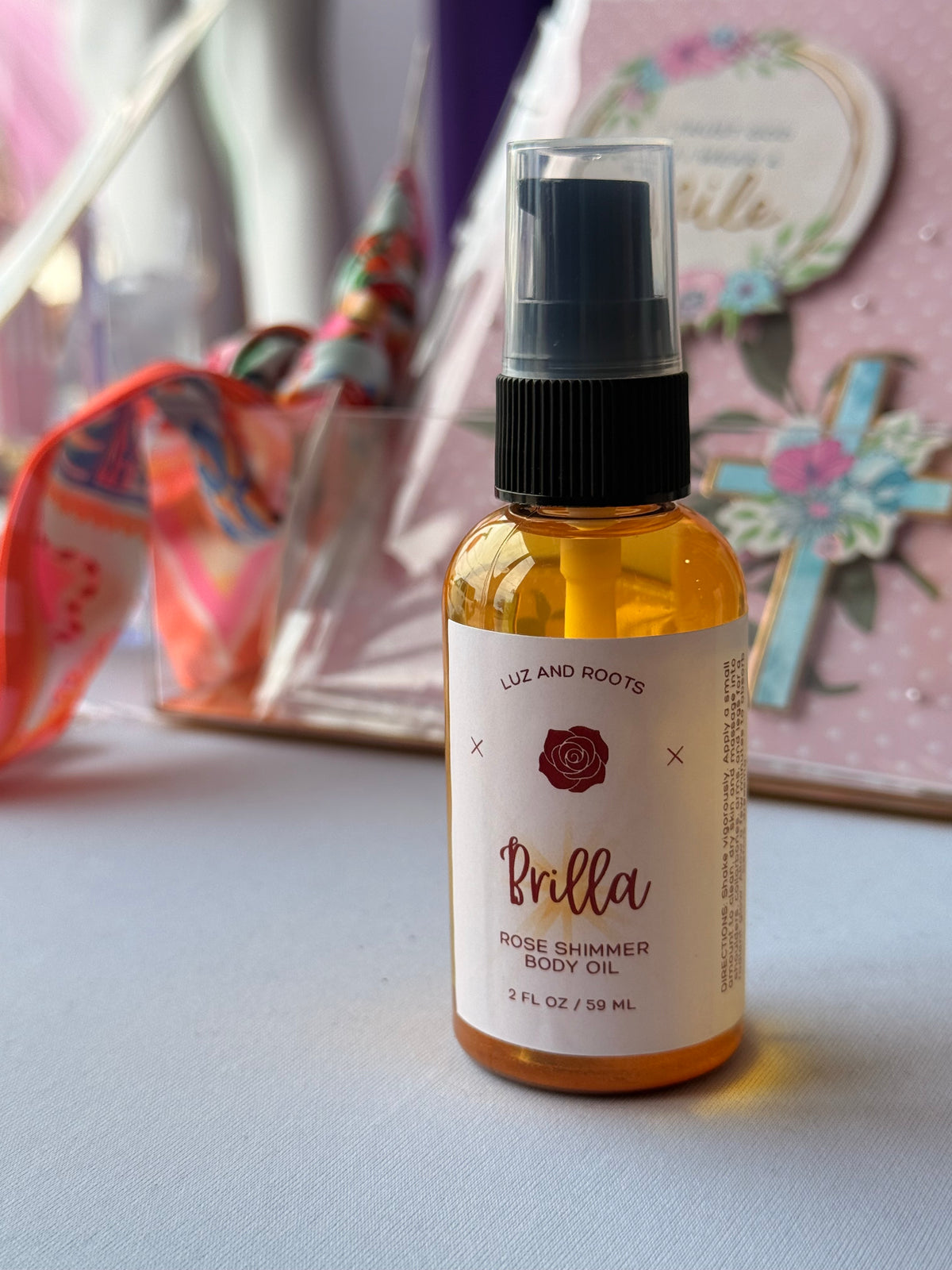 Brilla Rose Shimmer Body Oil