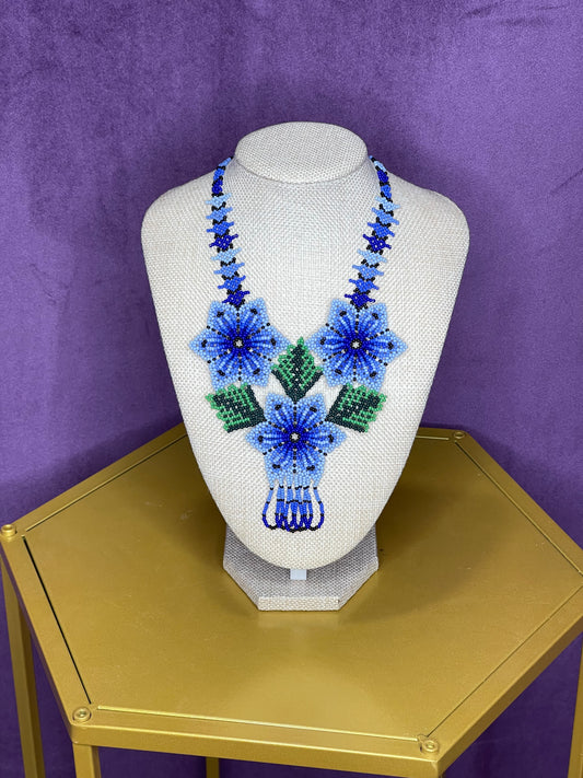 Seed bead three flowers