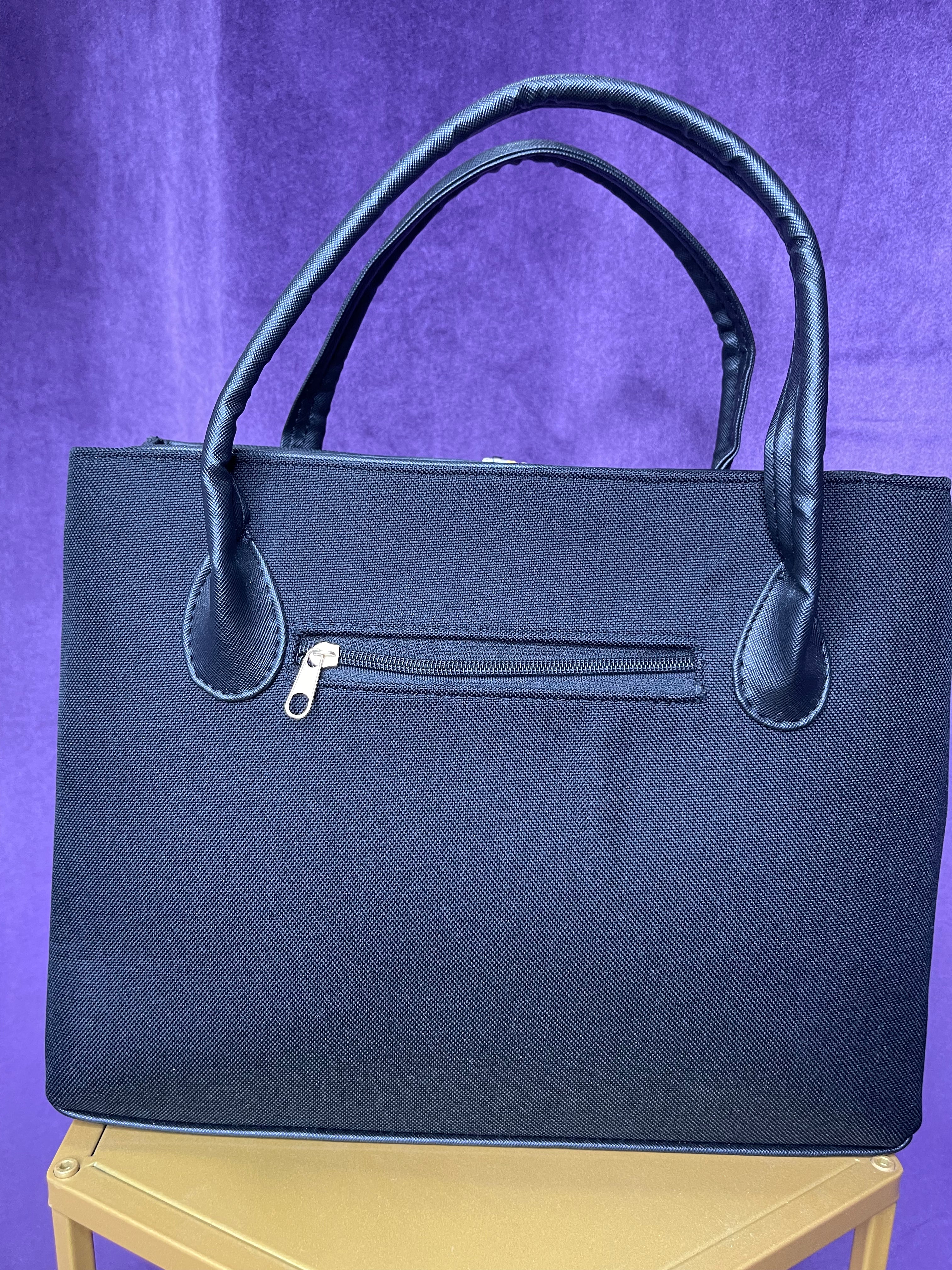 Mexican Embroidered Handbag - Handcrafted Floral Tote with Leather Trim | Leon, Guanajuato