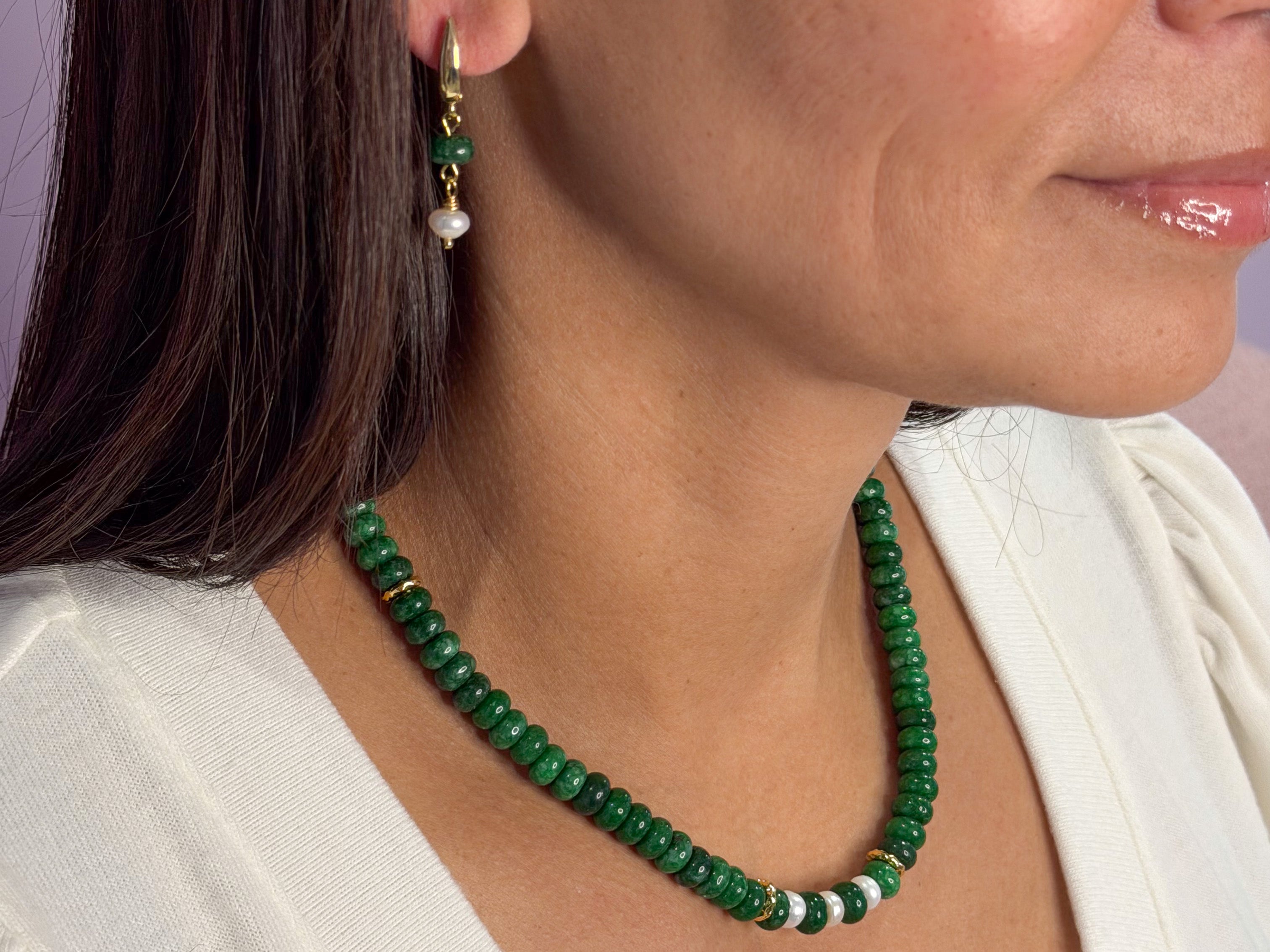Jade and Pearl Elegance Set