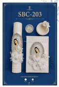 SBC-203 Set Vela Virgen Repujado Medallon