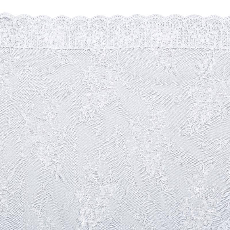 Wht Lace Trad Chapel Veil