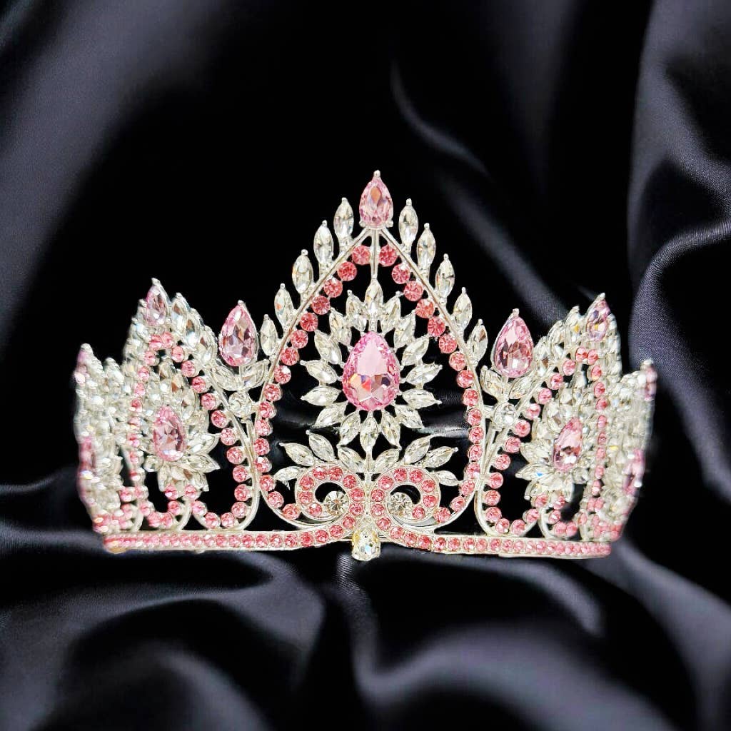 Flower crystal crown - CR149