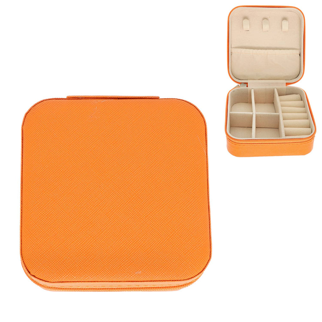 Monochromatic Pu Leather Jewelry Box