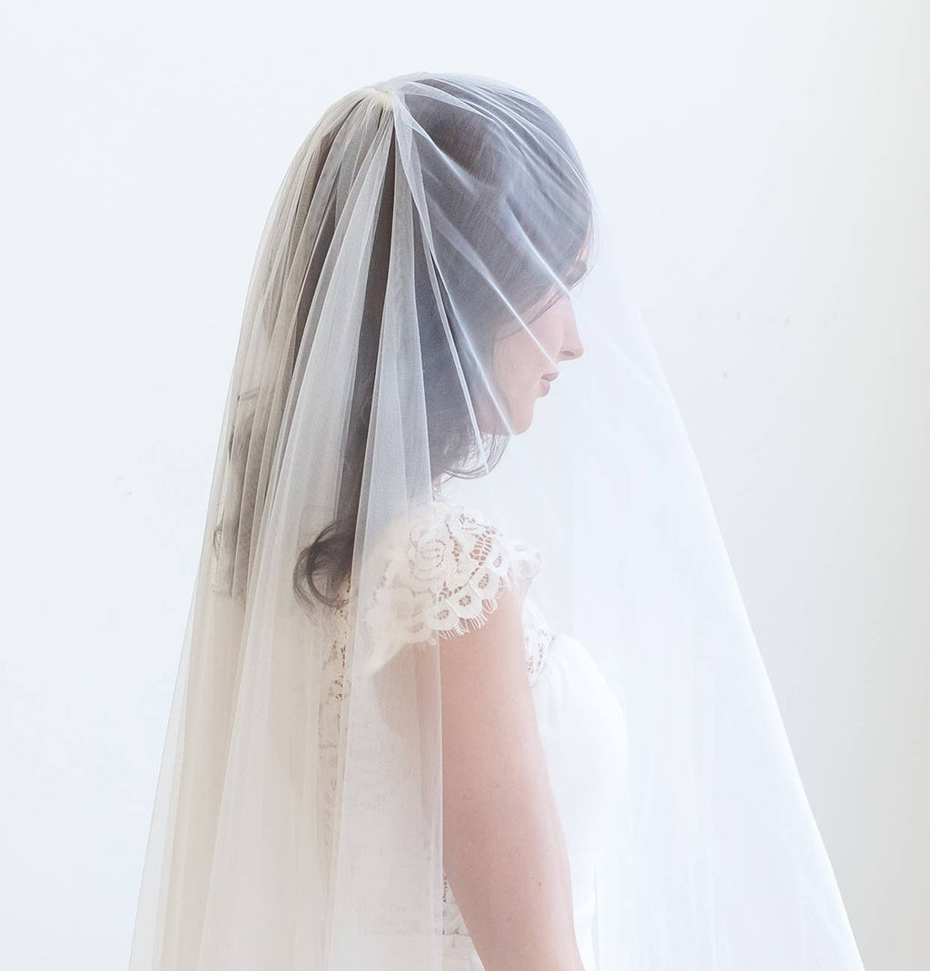 Pearl Beaded Wedding Veil