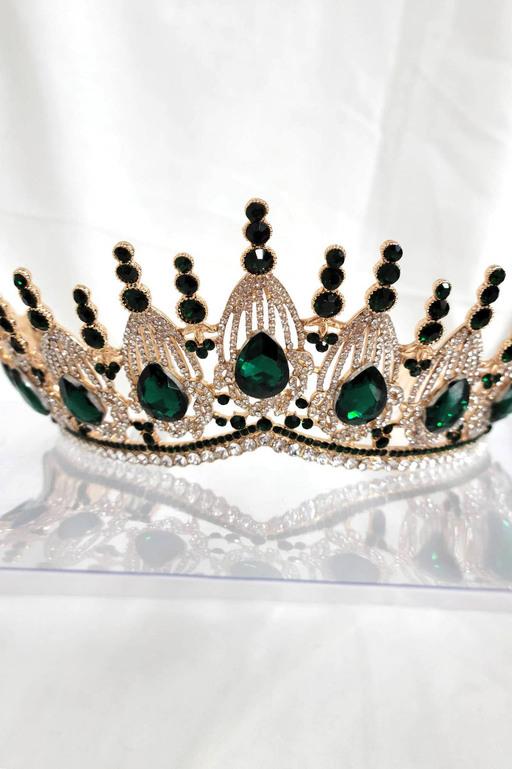 Regal Tiara With Jewels and Gemstones - CR139