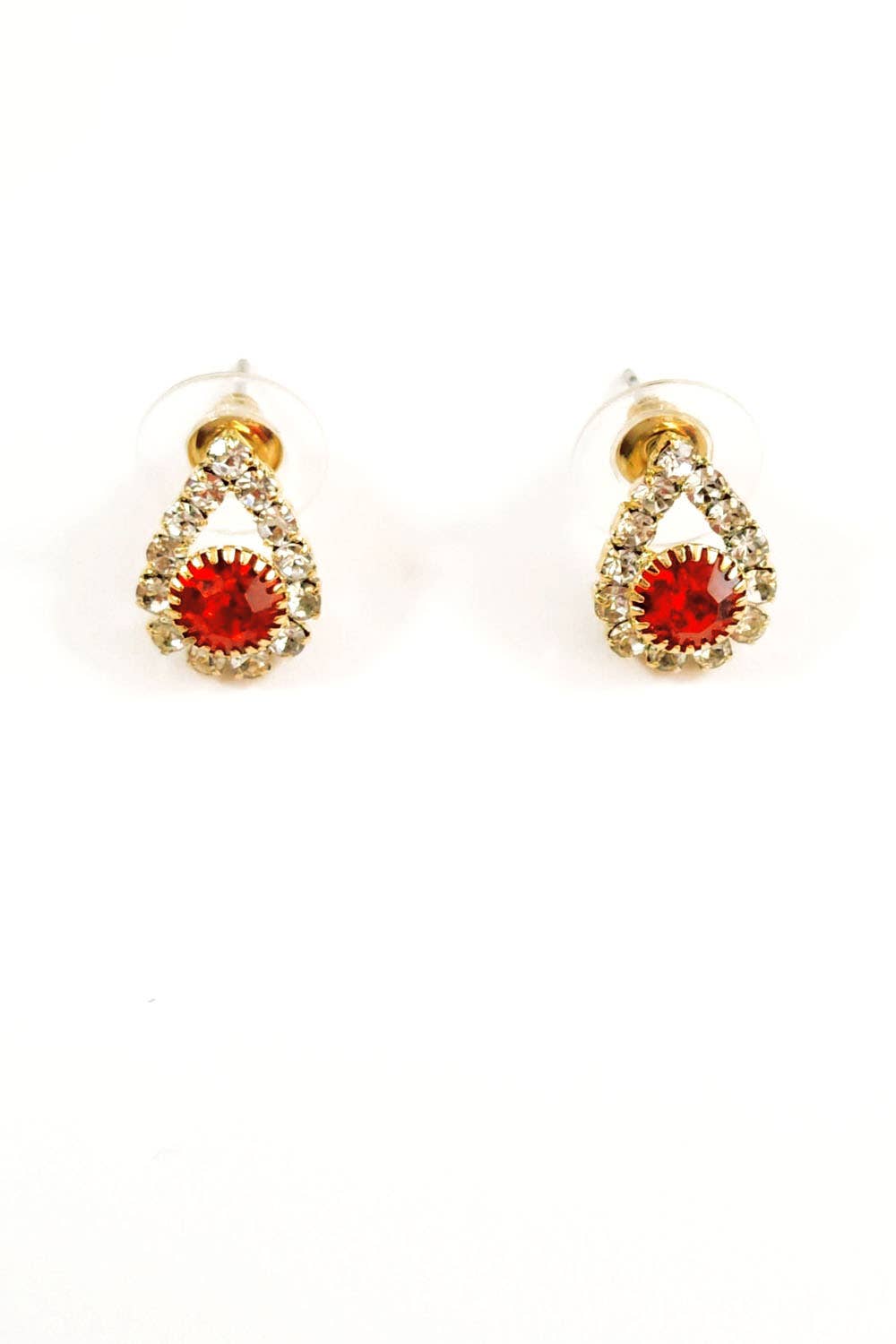 Metal Necklace, Earring, & Bracelet Set with Jewels JR3174-