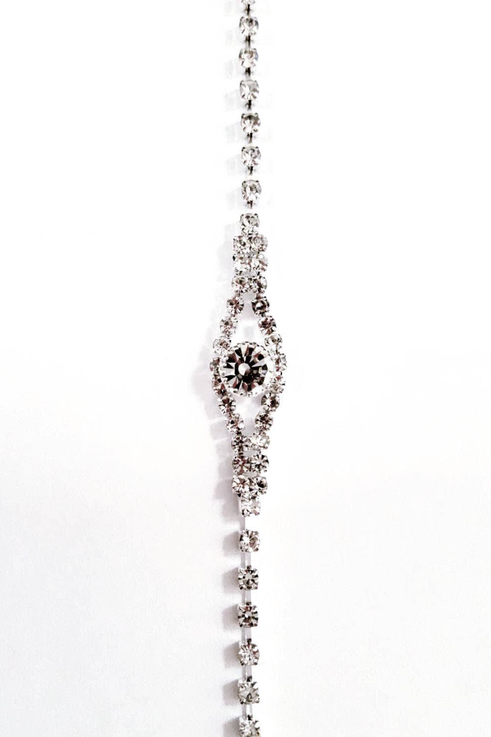 Metal Necklace, Earring, & Bracelet Set with Jewels JR3174-