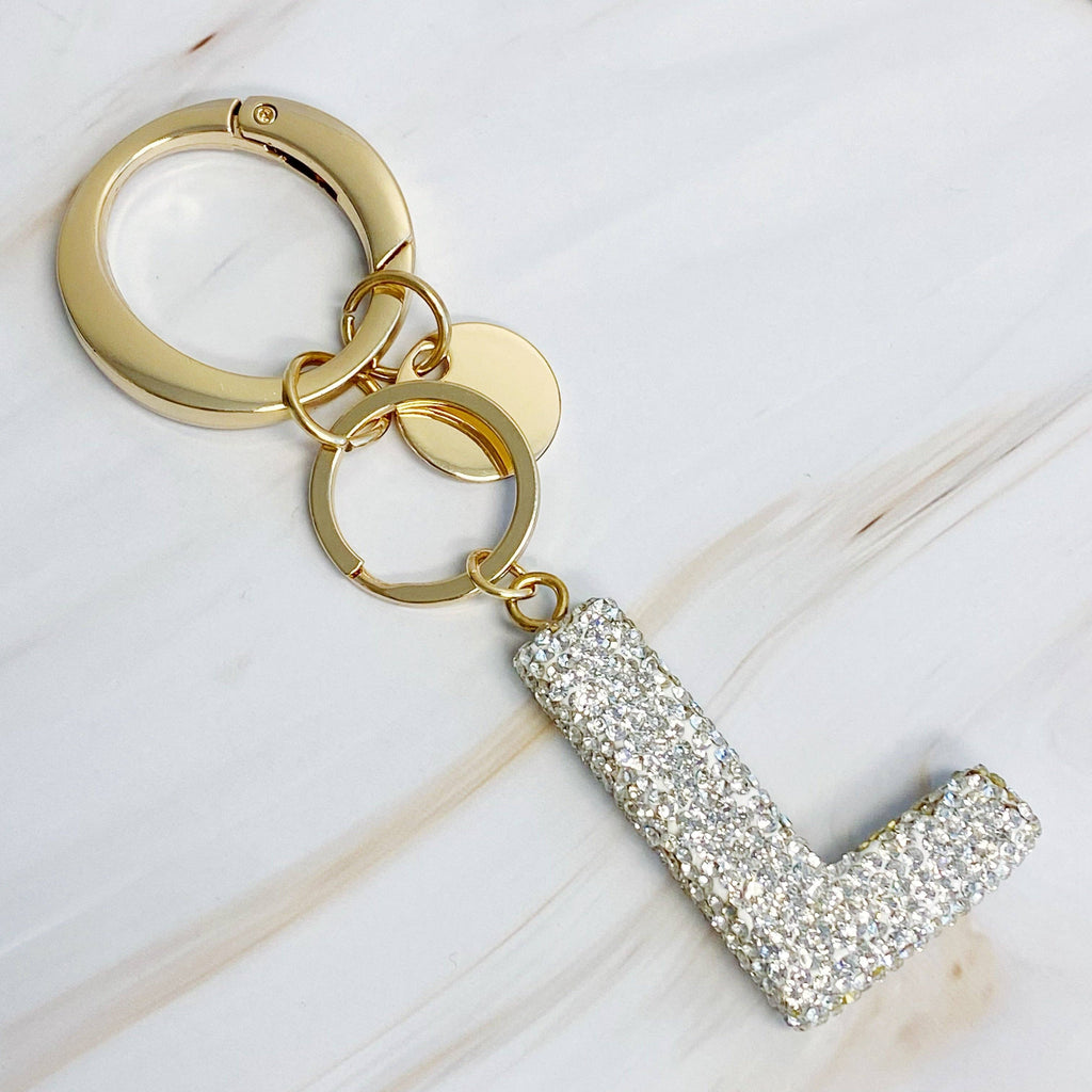 It Girl Glam Initial Key Chain