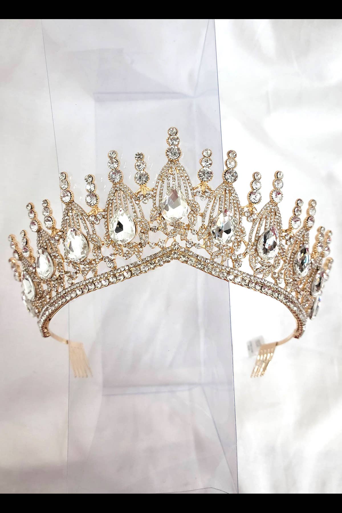 Regal Tiara With Jewels and Gemstones - CR139
