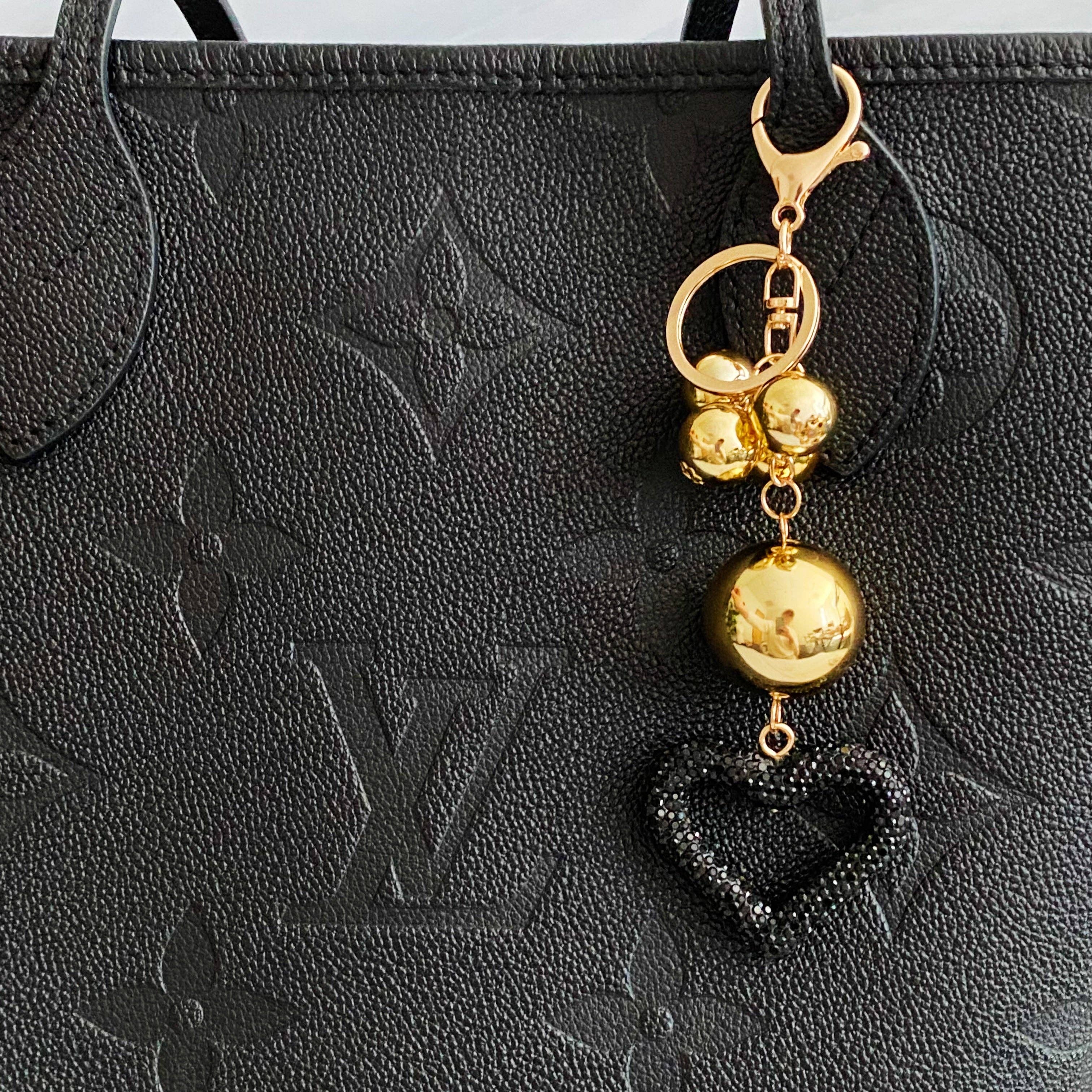 It Girl Glam Heart Bauble Key Chain