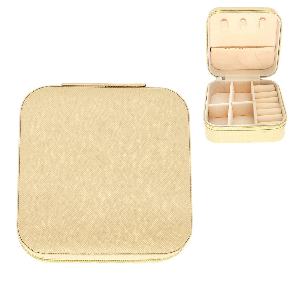 Monochromatic Pu Leather Jewelry Box