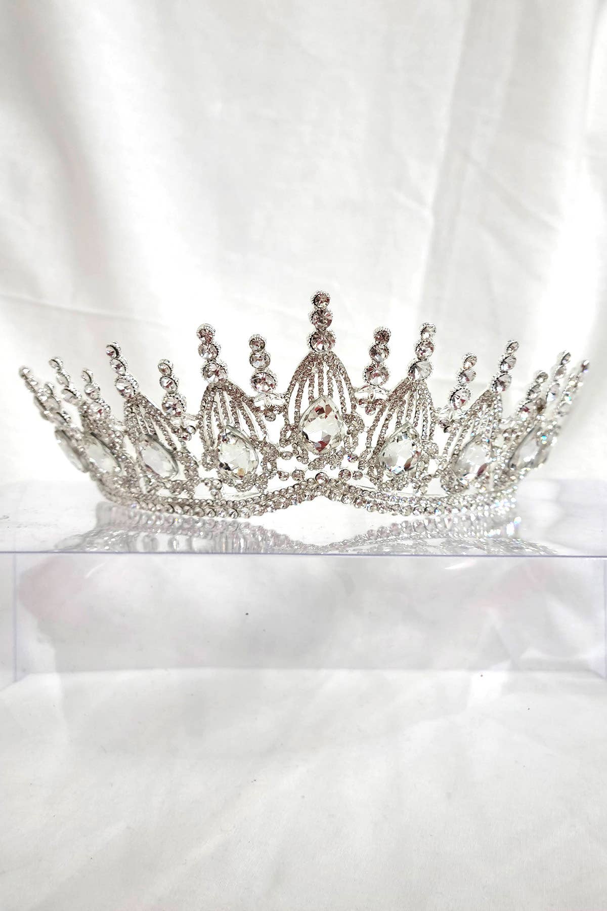 Regal Tiara With Jewels and Gemstones - CR139