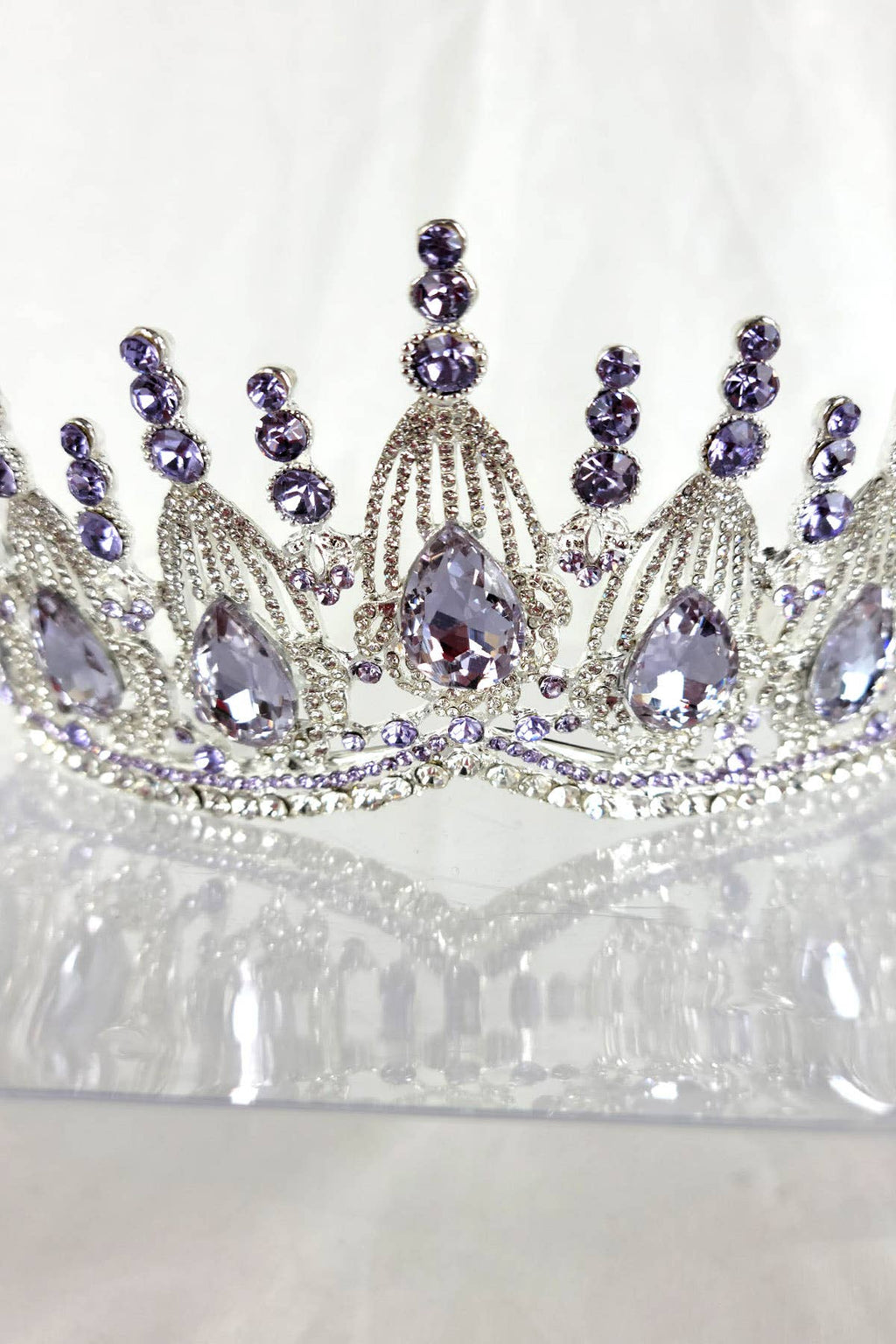 Regal Tiara With Jewels and Gemstones - CR139