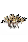 Metal Hair Comb With Jewels HJH0837-