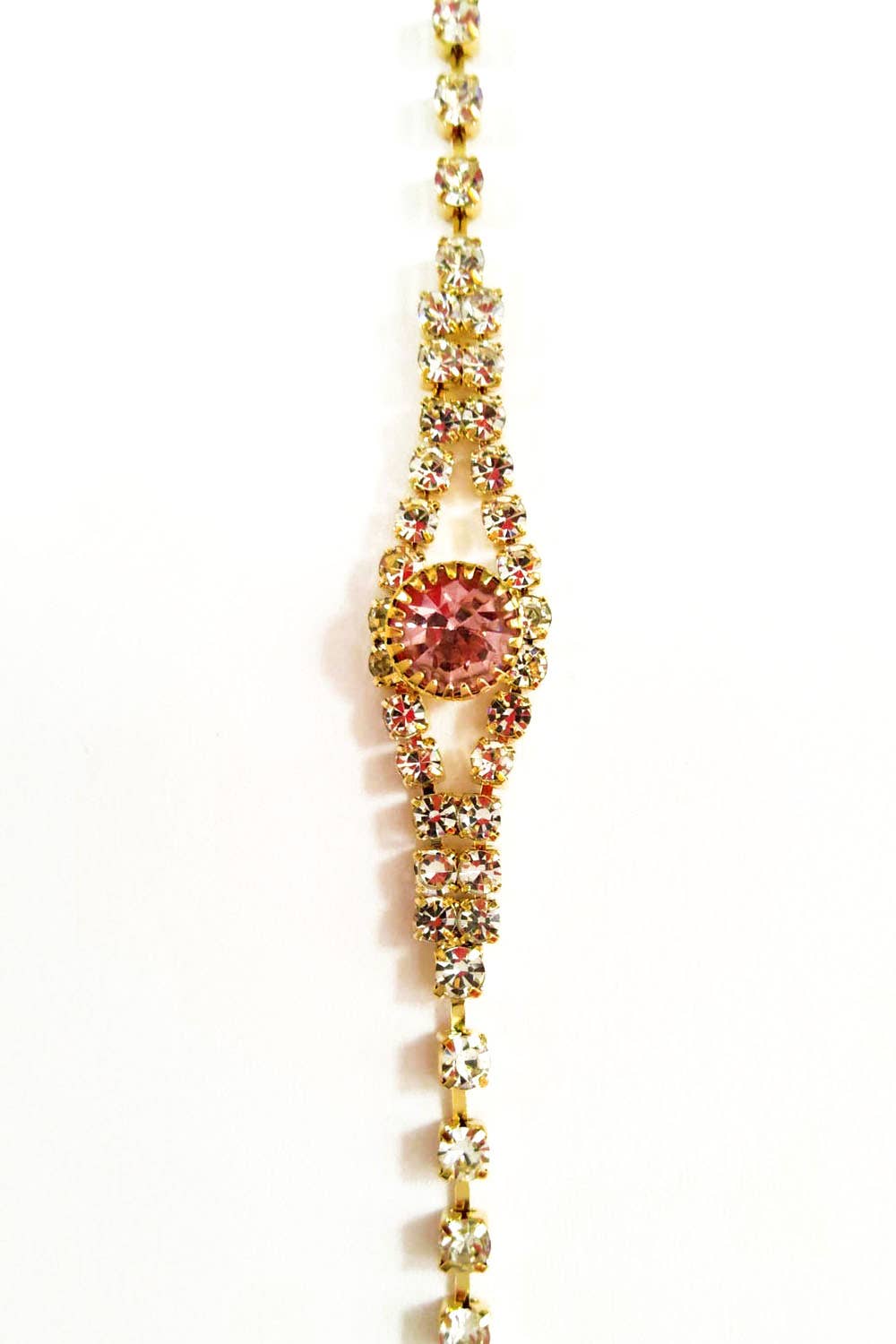 Metal Necklace, Earring, & Bracelet Set with Jewels JR3174-