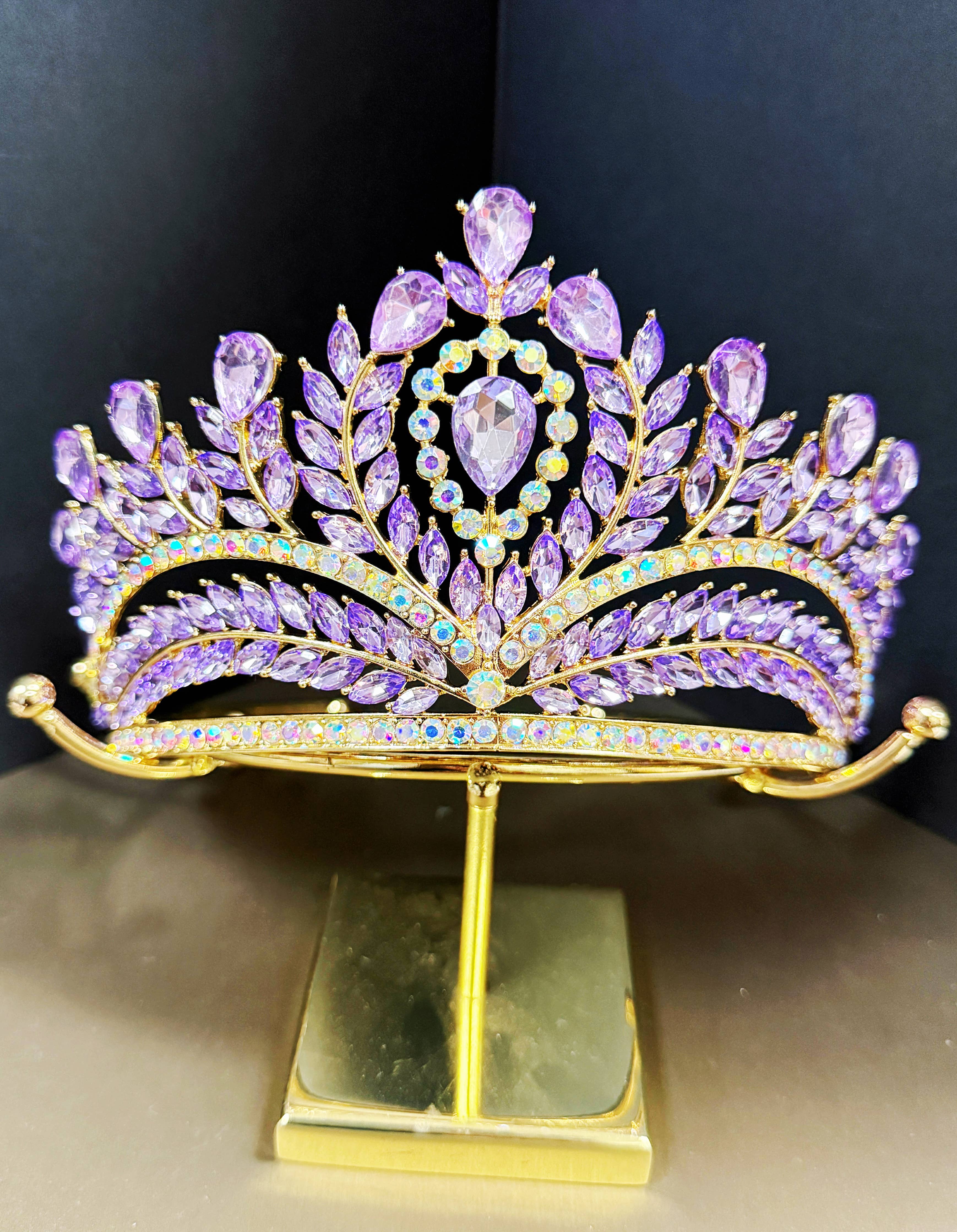 Purple Crystal Crown - CR126