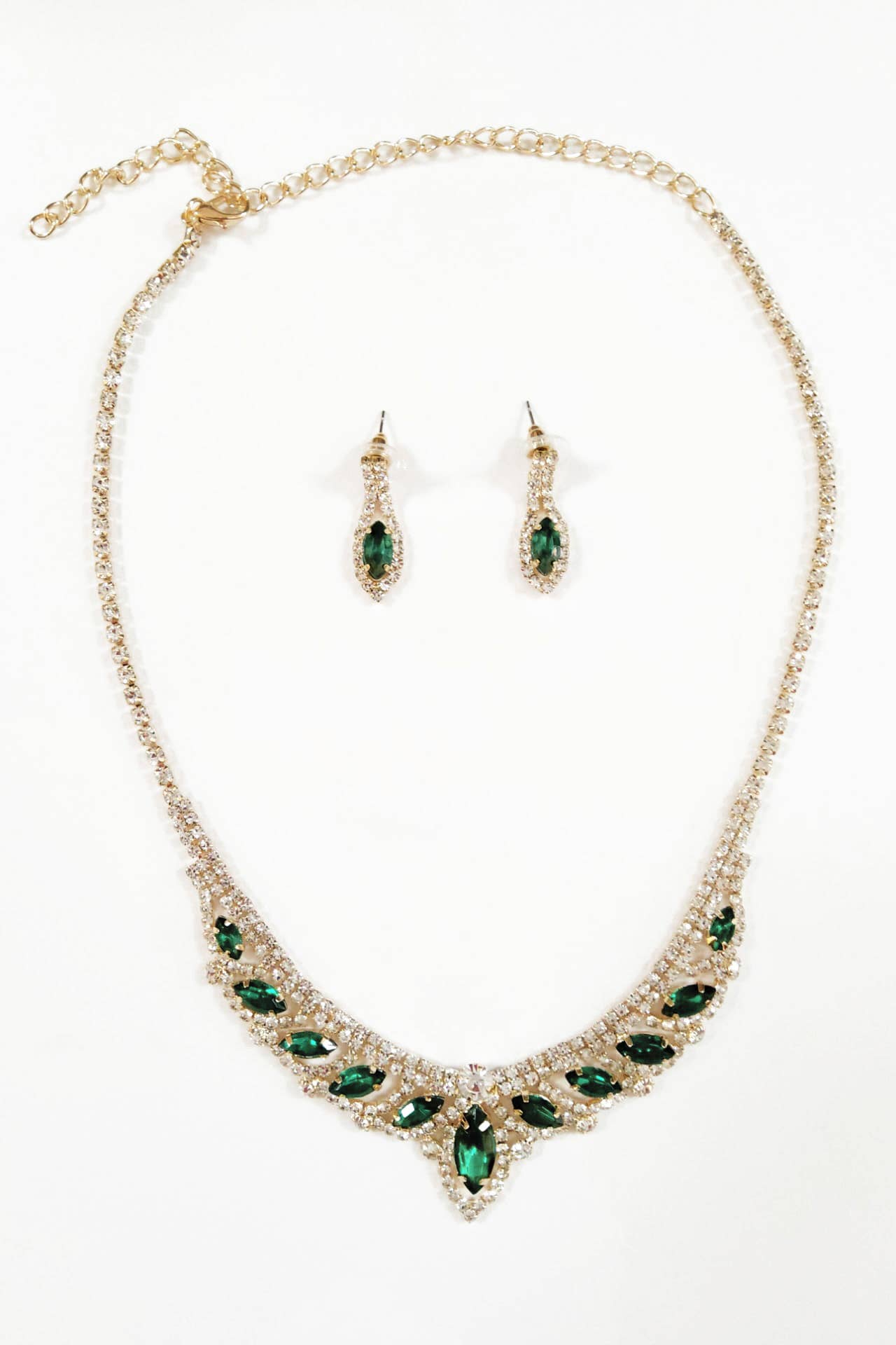 Metal jewelry Set With Necklace and Earrings JR3237