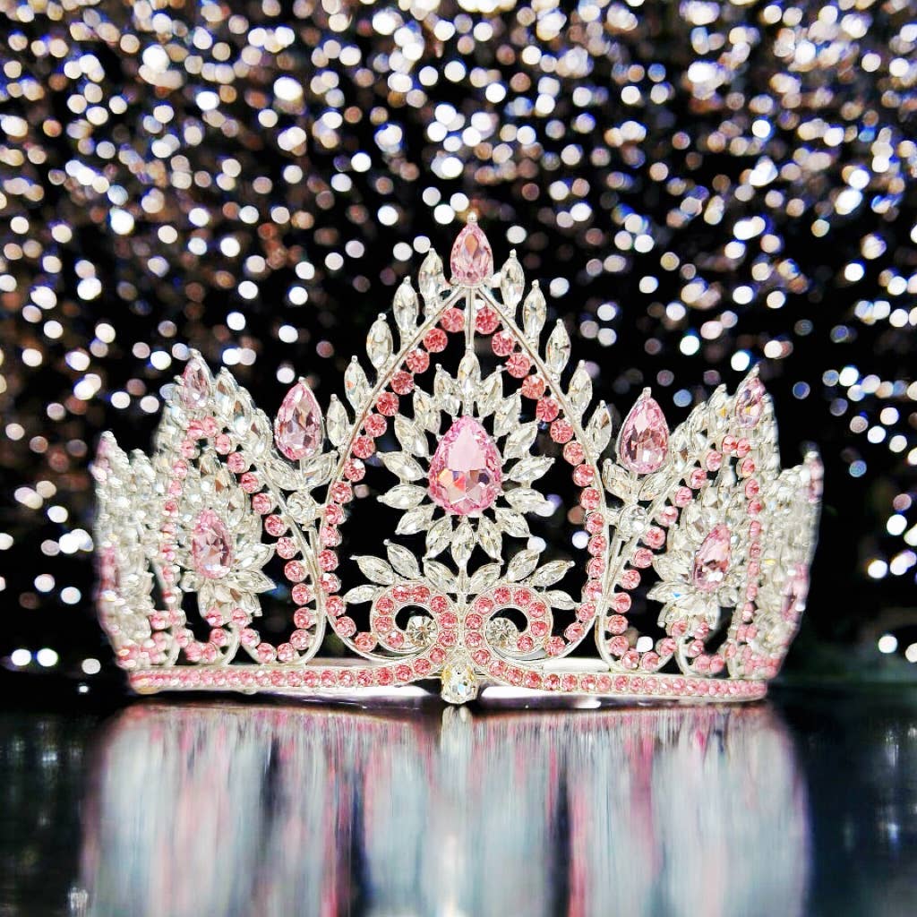 Flower crystal crown - CR149