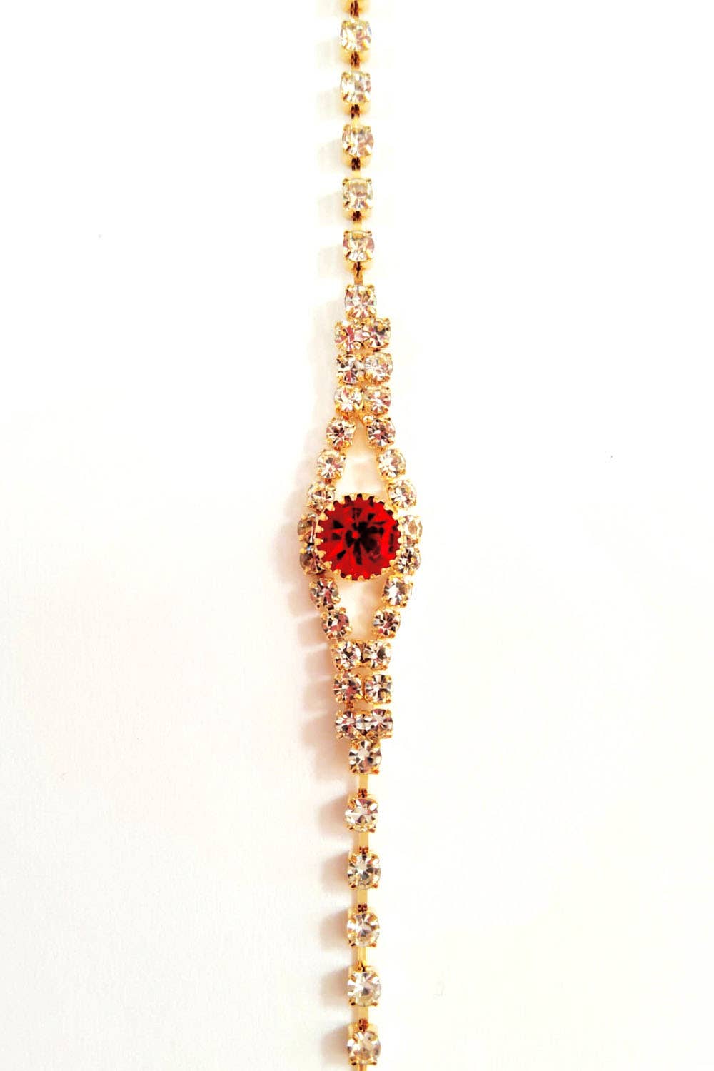 Metal Necklace, Earring, & Bracelet Set with Jewels JR3174-