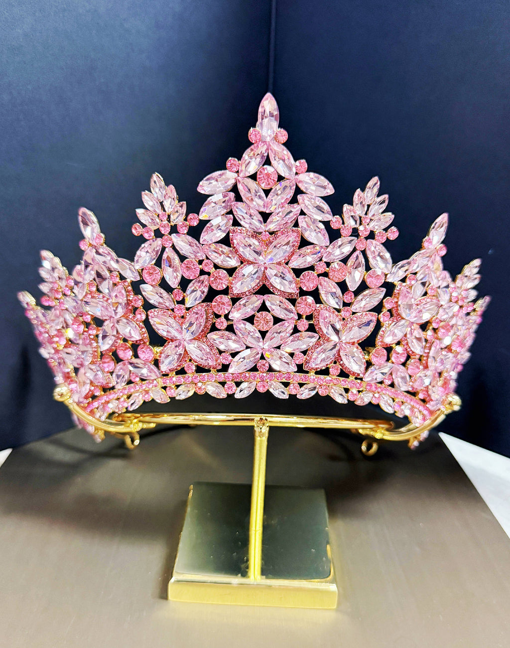 Pink Crystal Crown - CR146