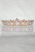 Metal Tiara With Jewels - CR138