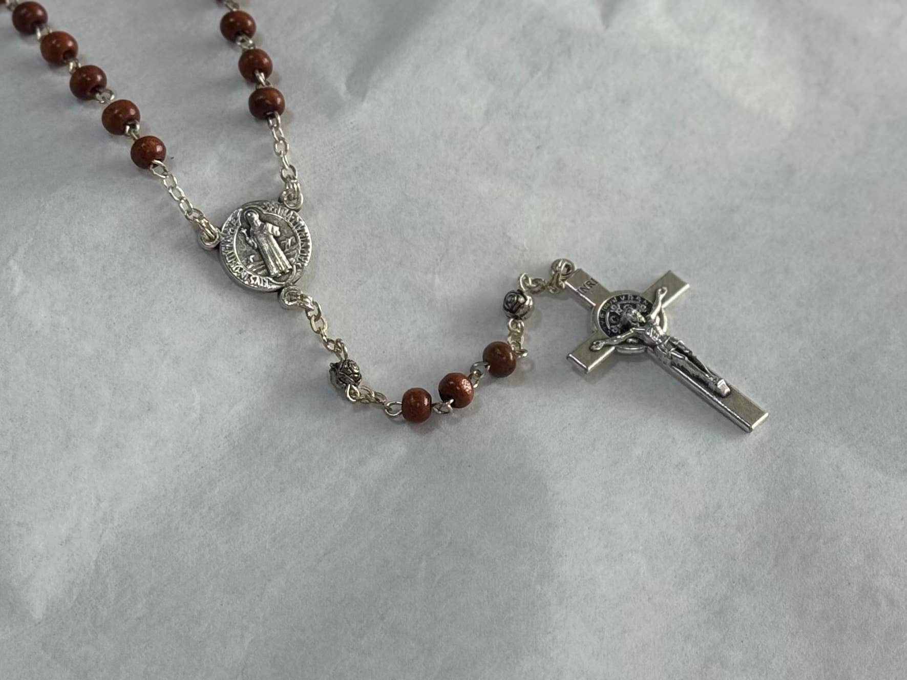 Olive Wood Rosary Set