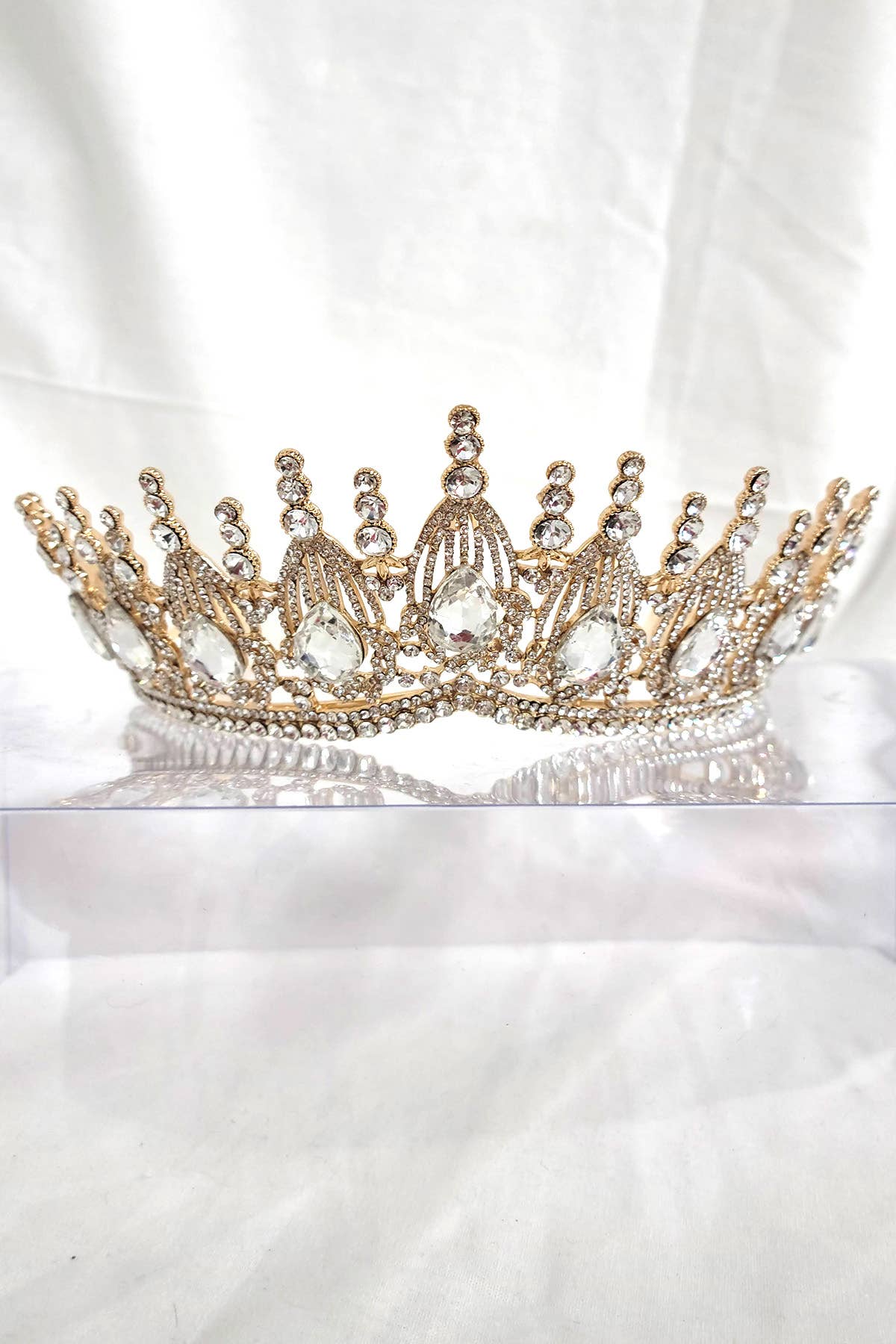 Regal Tiara With Jewels and Gemstones - CR139