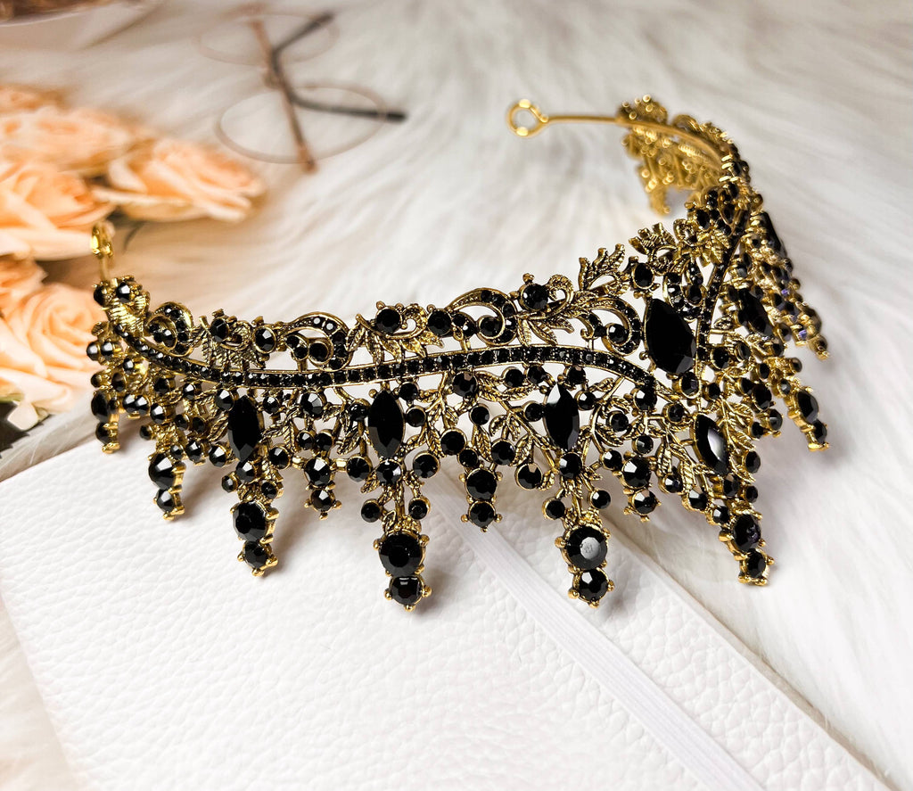 Black Tiara Crown - CR150