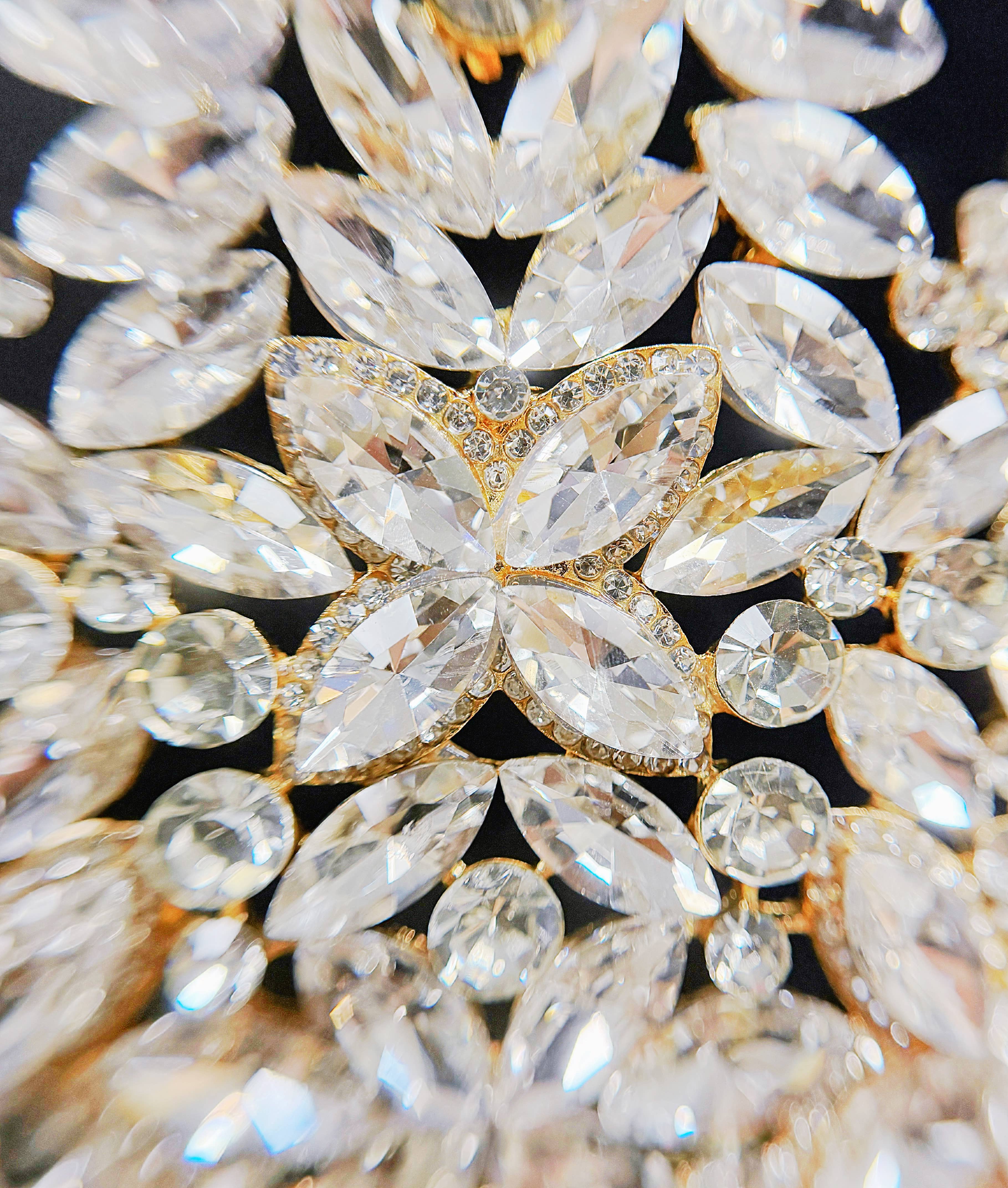 Clear/Gold Crystal Crown - CR147